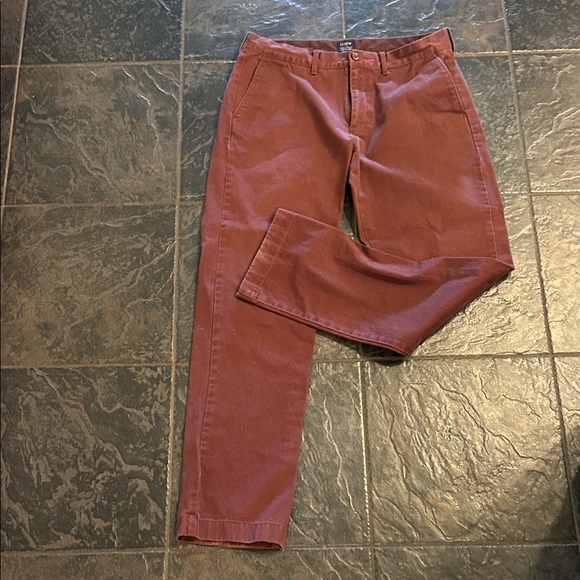 J. Crew Men's Brick/maroon Chinos - Picture 1 of 6